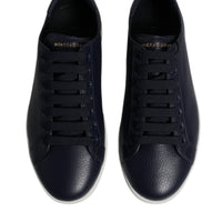 Dolce & Gabbana Black Low Top Men Saint Tropez Sneakers Shoes