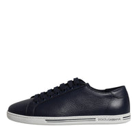 Dolce & Gabbana Black Low Top Men Saint Tropez Sneakers Shoes