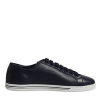 Dolce & Gabbana Black Low Top Men Saint Tropez Sneakers Shoes