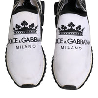 Dolce & Gabbana White Crown Low Top Sorrento Sneakers Shoes