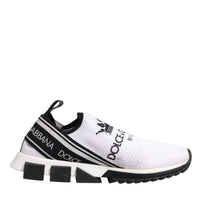 Dolce & Gabbana White Crown Low Top Sorrento Sneakers Shoes