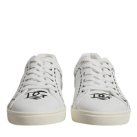 Dolce & Gabbana White Leather Milano Low Top Sneakers Shoes