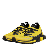 Dolce & Gabbana Yellow SORRENTO Sport Stretch Sneakers Shoes