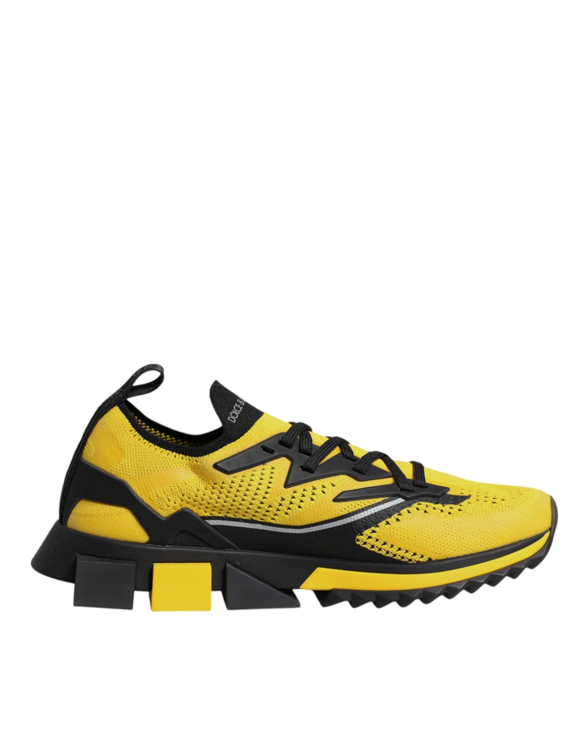 Dolce &amp; Gabbana Yellow SORRENTO Sport Stretch Sneakers Shoes