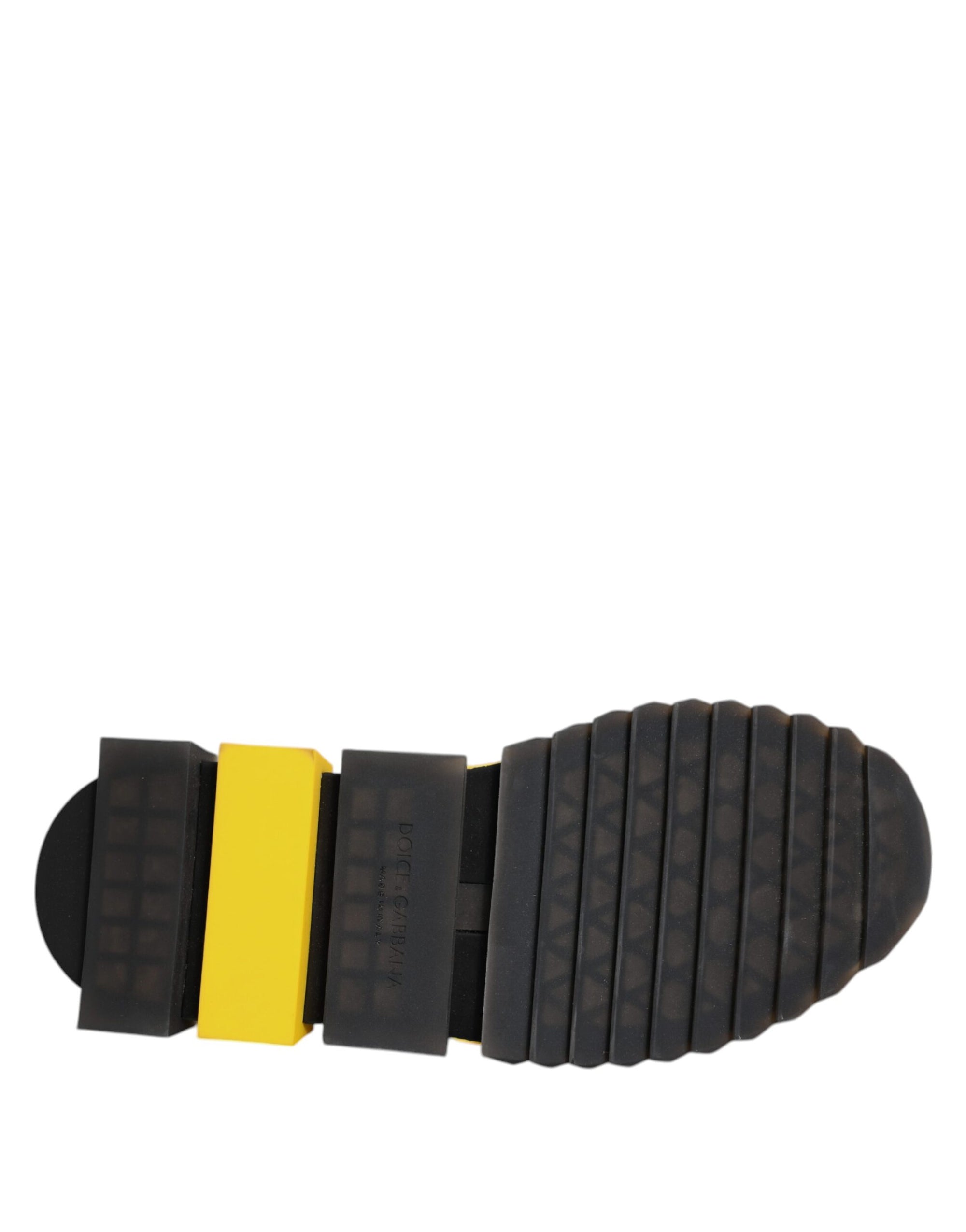 Dolce &amp; Gabbana Yellow SORRENTO Sport Stretch Sneakers Shoes