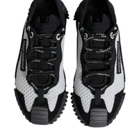 Dolce & Gabbana Black White Mesh NS1 Low Top Sneakers Shoes