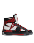 Dolce & Gabbana Multicolor Leather High Top Sneakers Shoes