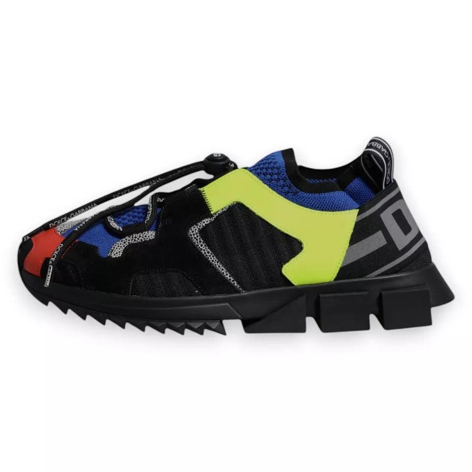 Dolce &amp; Gabbana Multicolor Low Top Sorrento Sneakers Shoes