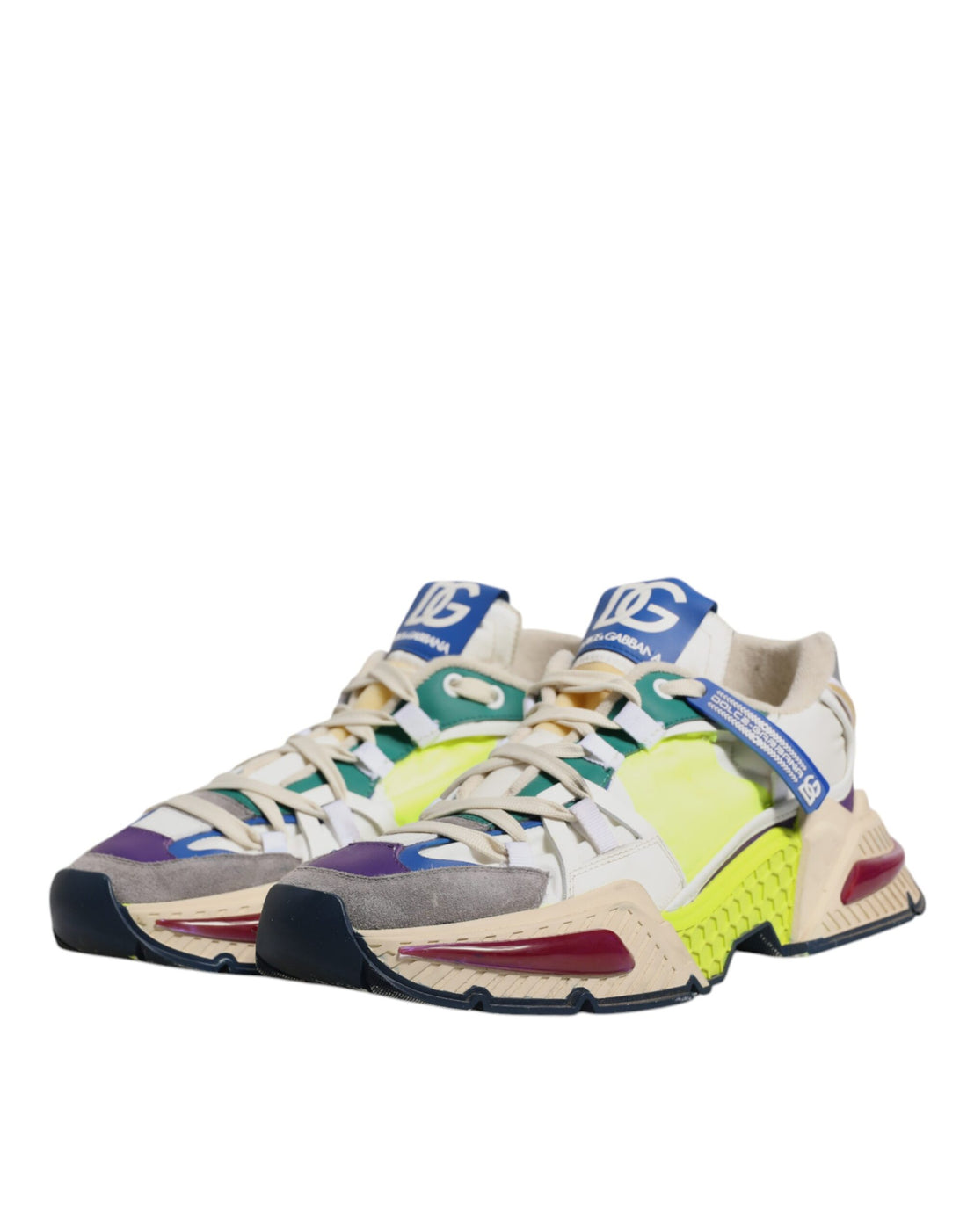 Dolce & Gabbana Multicolor Airmaster Low Top Sneakers Shoes