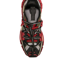 Dolce & Gabbana Multicolor Panelled Space Sneakers Shoes