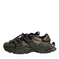 Dolce & Gabbana Military Green Space Low Top Sneakers Shoes