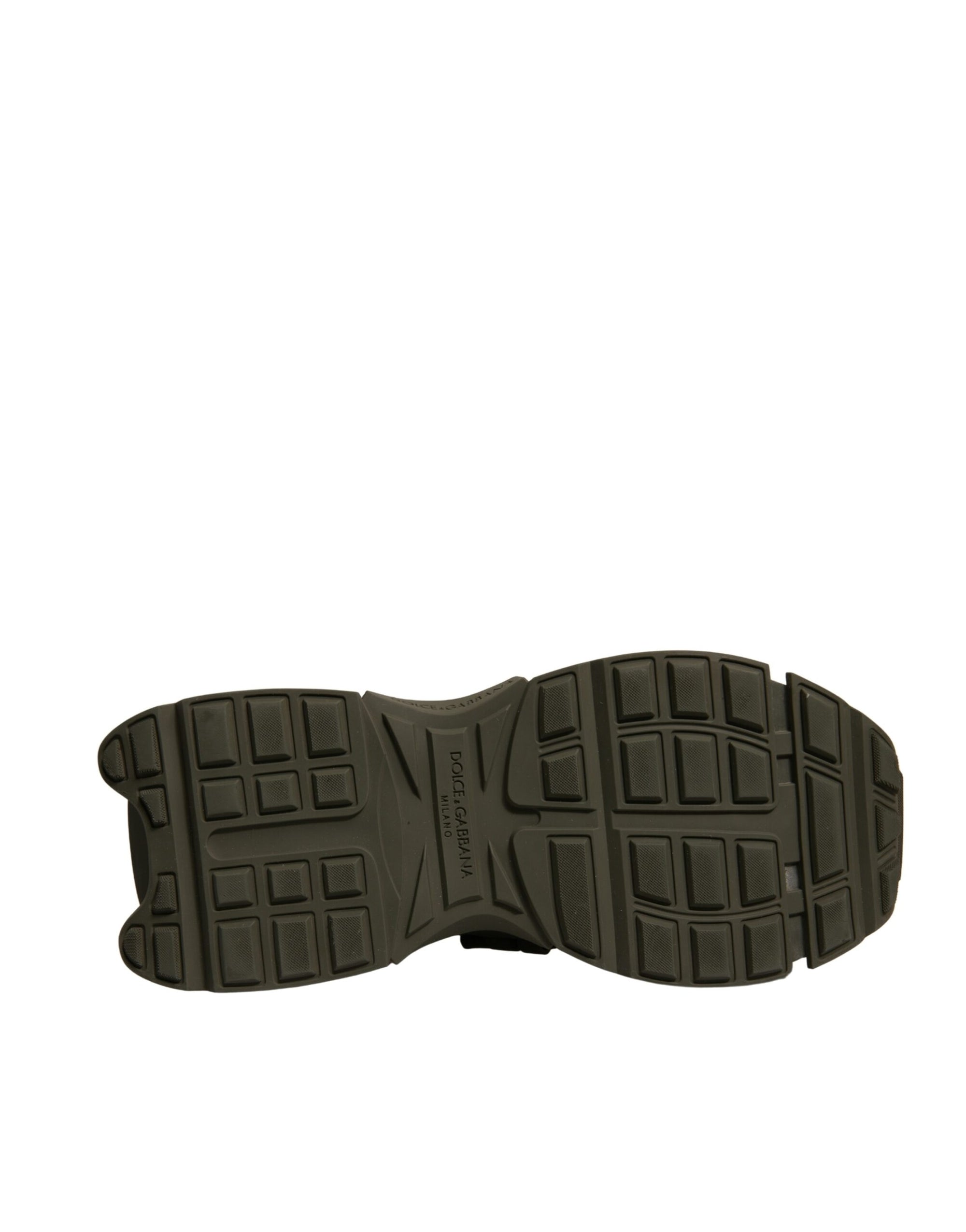 Dolce &amp; Gabbana Military Green Space Low Top Sneakers Shoes