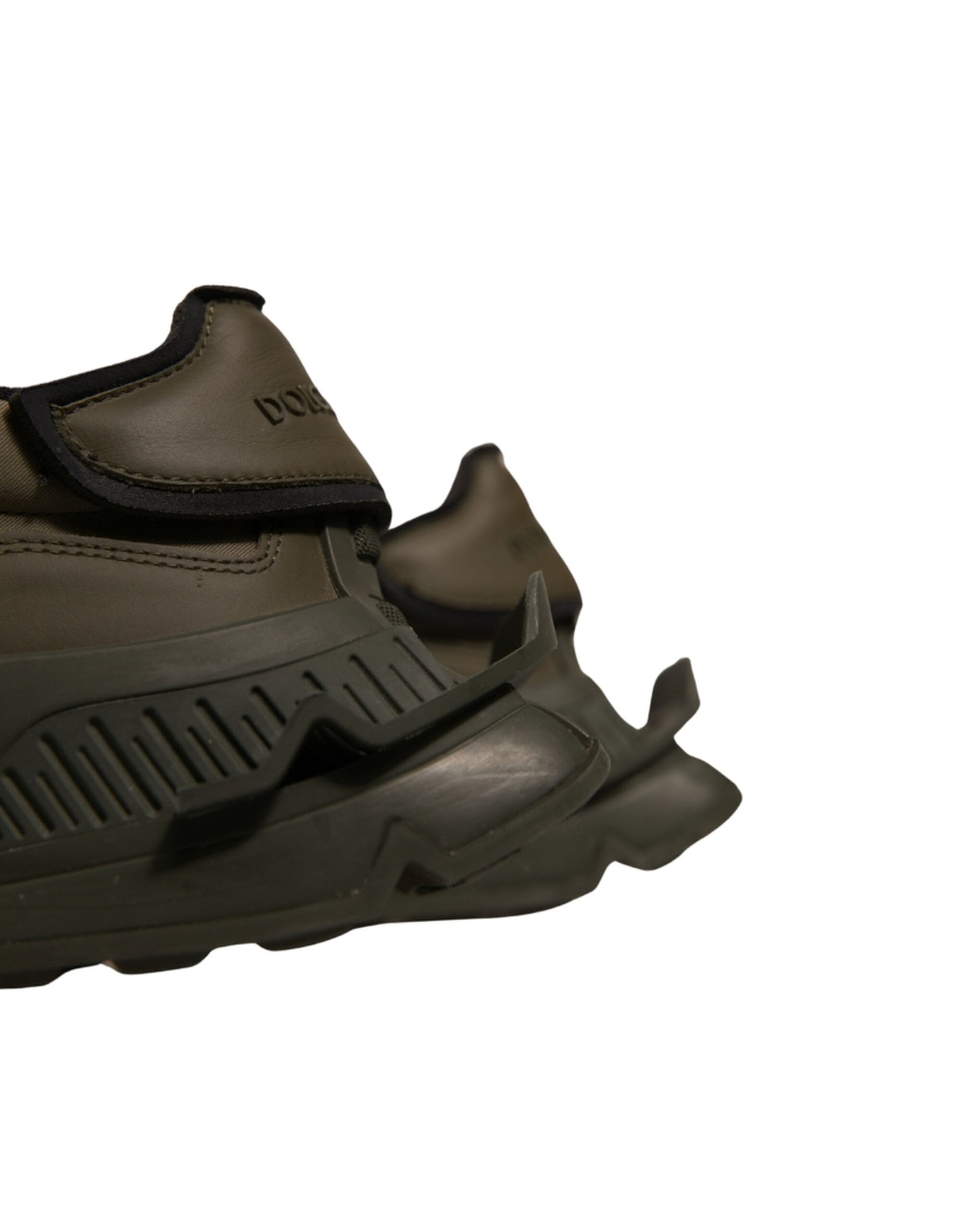 Dolce &amp; Gabbana Military Green Space Low Top Sneakers Shoes