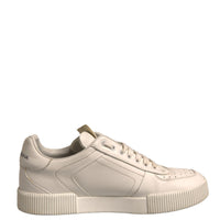 Dolce & Gabbana White Miami Leather Low Top Sneakers Shoes