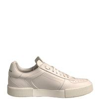 Dolce & Gabbana White Miami Leather Low Top Sneakers Shoes