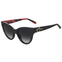 Love Moschino Black Acetate Sunglasses