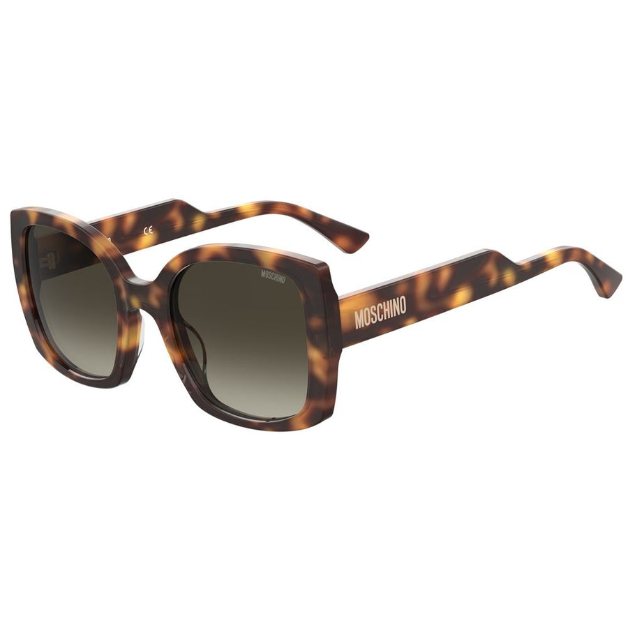 Moschino Brown Acetate Sunglasses