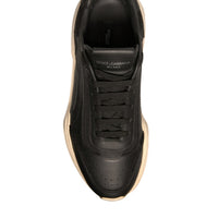 Dolce & Gabbana Black White Daymaster Low Top Sneakers Shoes