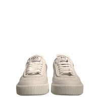 Dolce & Gabbana White Miami Leather Low Top Sneakers Shoes