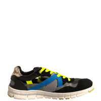 Dolce & Gabbana Multicolor Suede Low Top Sneakers Shoes