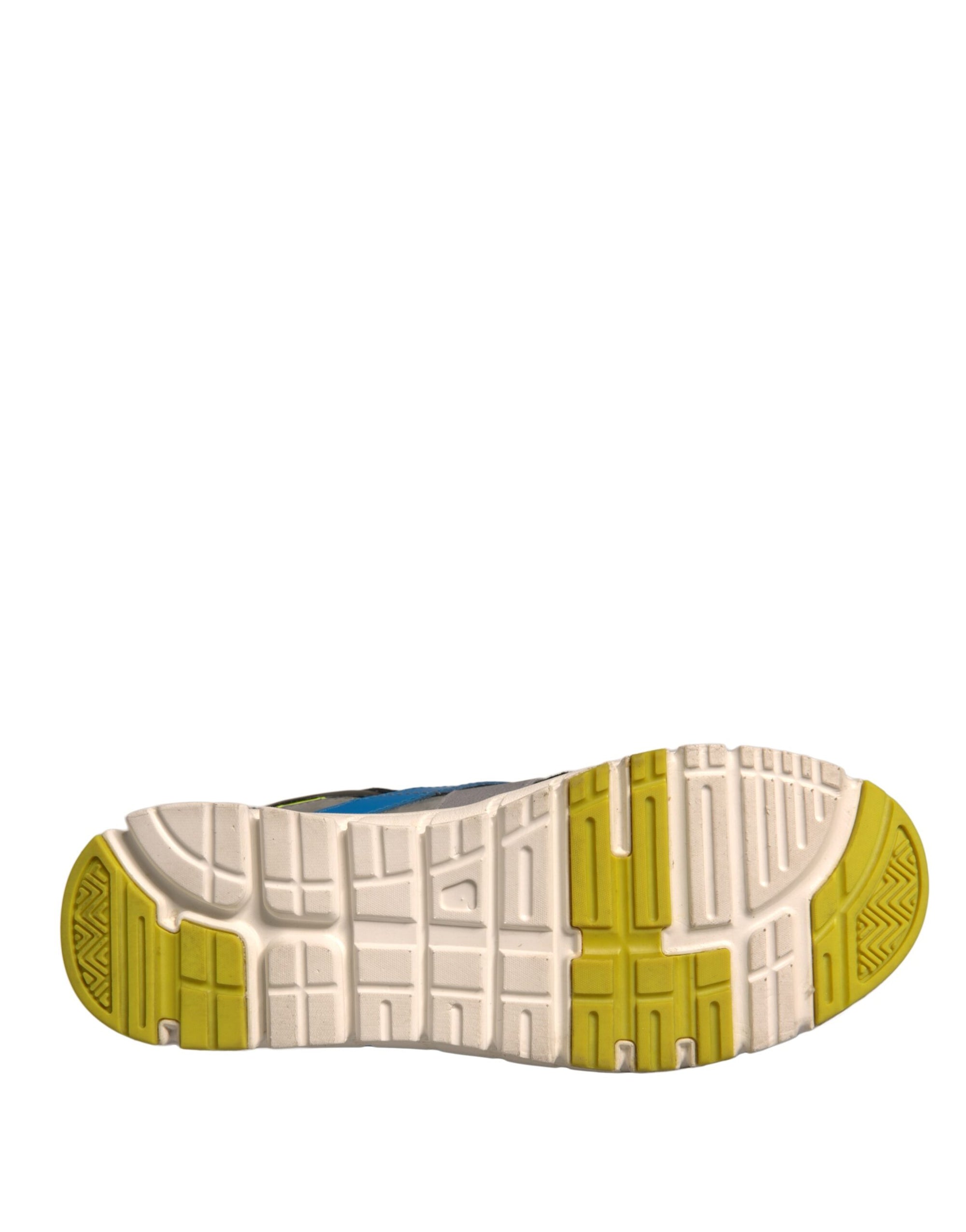 Dolce &amp; Gabbana Multicolor Suede Low Top Sneakers Shoes