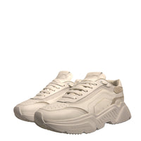 Dolce & Gabbana White Daymaster Leather Low Top Sneakers Shoes