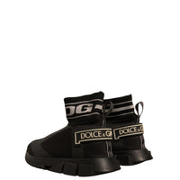 Dolce & Gabbana Black White High Top Sorrento Sneakers Shoes