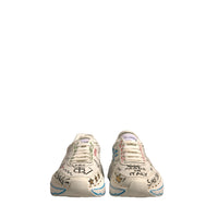 Dolce & Gabbana White Daymaster Hand Painted Sneakers Shoes