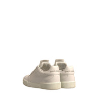 Dolce & Gabbana White Miami Leather Low Top Sneakers Shoes