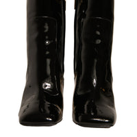 Dolce & Gabbana Black Jackie Leather Mid Calf Boots Shoes