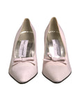 Dolce & Gabbana White Leather High Heels Women Pumps Shoes