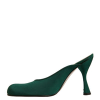 Dolce & Gabbana Green Suede Leather High Heel Pumps Shoes