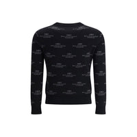 Balenciaga All-over logo Sweater