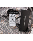 Dolce & Gabbana Enchanted Sicily Silk Blouse with Medieval Keys Print