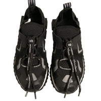 Dolce & Gabbana Black Mesh Sorrento Trekking Sneakers Shoes