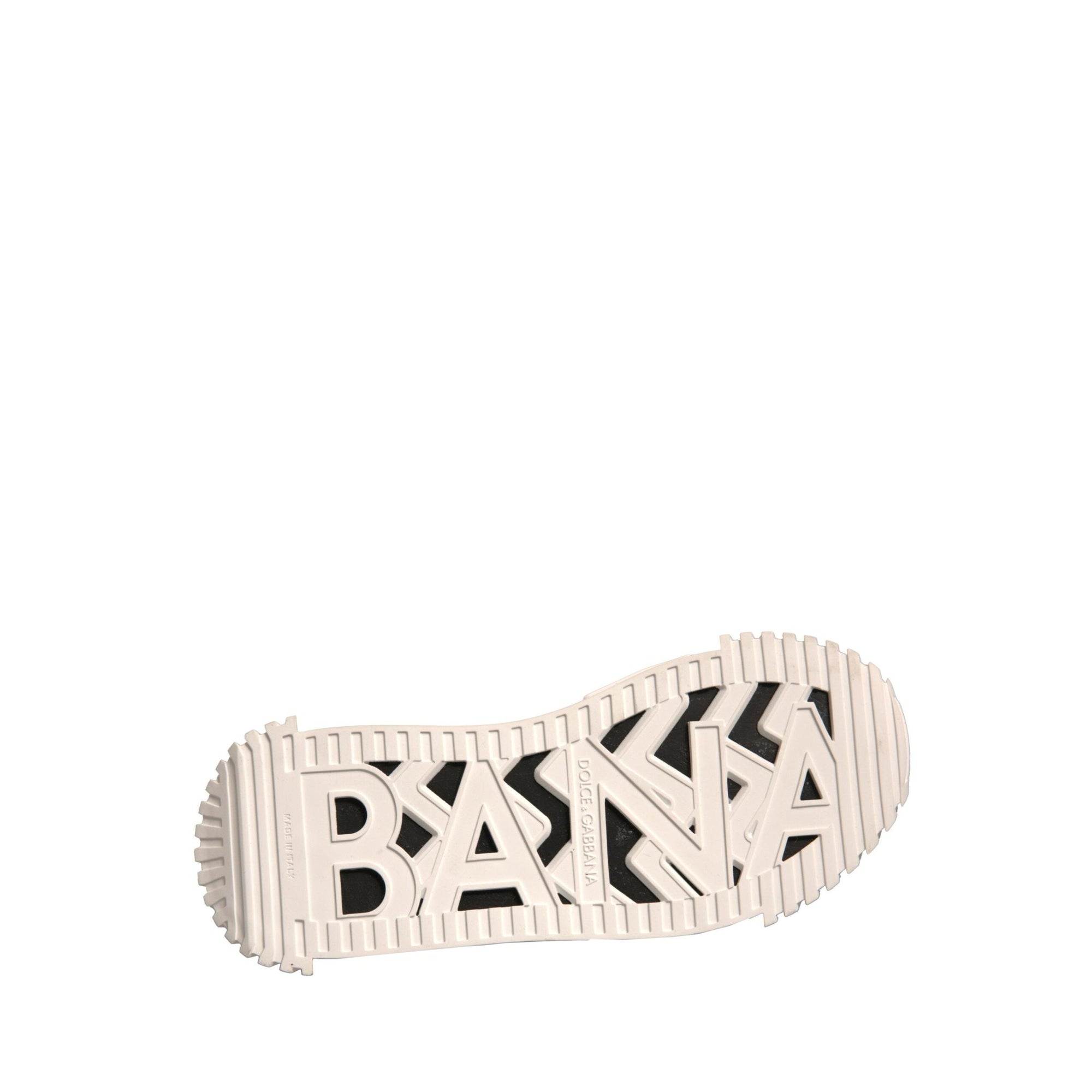 Dolce &amp; Gabbana White Black NS1 Low Top Sports Sneakers Shoes