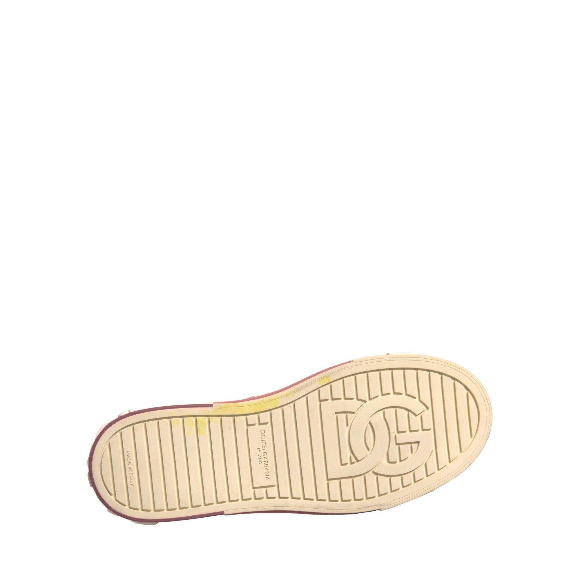 Dolce &amp; Gabbana Multicolor Logo CUSTOM 2.Zero Sneakers Shoes
