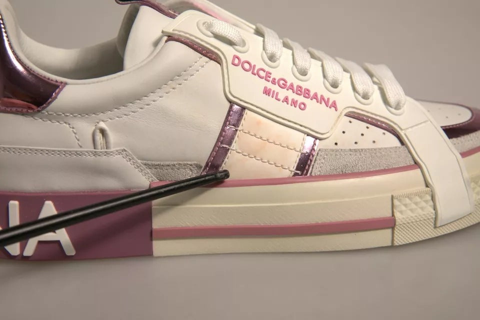 Dolce & Gabbana Multicolor Logo CUSTOM 2.Zero Sneakers Shoes