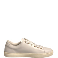 Dolce & Gabbana White Leather Gold Red Heart Sneakers Shoes