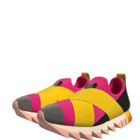 Dolce & Gabbana Multicolor Neoprene Elastic Ibiza Sneakers Shoes