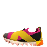 Dolce & Gabbana Multicolor Neoprene Elastic Ibiza Sneakers Shoes