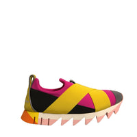 Dolce & Gabbana Multicolor Neoprene Elastic Ibiza Sneakers Shoes