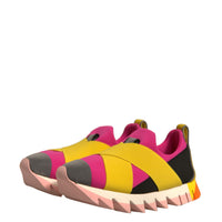 Dolce & Gabbana Multicolor Neoprene Elastic Ibiza Sneakers Shoes