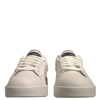 Dolce & Gabbana White Leather Classic Low Top Sneakers Shoes