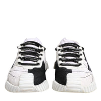 Dolce & Gabbana White Black NS1 Low Top Sneakers Shoes