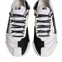 Dolce & Gabbana White Black NS1 Low Top Sneakers Shoes