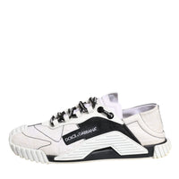 Dolce & Gabbana White Black NS1 Low Top Sneakers Shoes