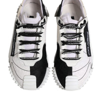 Dolce & Gabbana White Black NS1 Low Top Sneakers Shoes