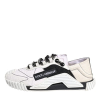 Dolce & Gabbana White Black NS1 Low Top Sneakers Shoes