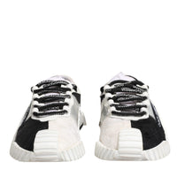 Dolce & Gabbana White Black NS1 Low Top Sneakers Shoes